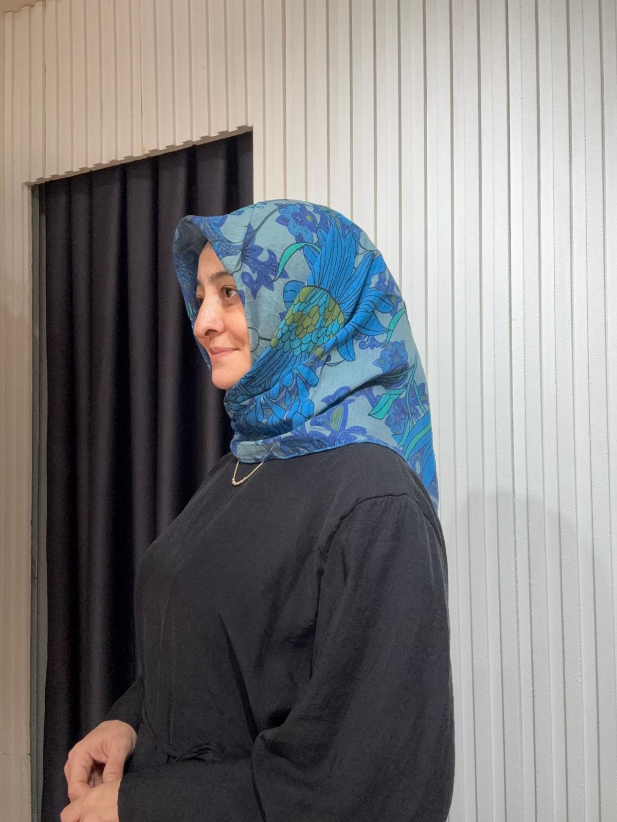 LUVEN SARA EŞARP LS03063 MAVİ 10