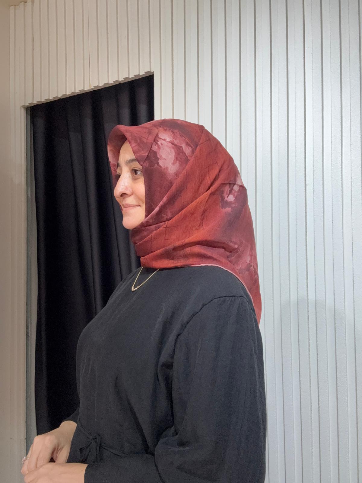 LUVEN SARA EŞARP LS03206 KIRMIZI 5